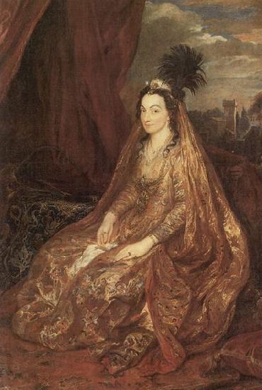 Dyck, Anthony van Portrat der Elisabeth oder Theresia Shirley in orientalischer Kleidung
